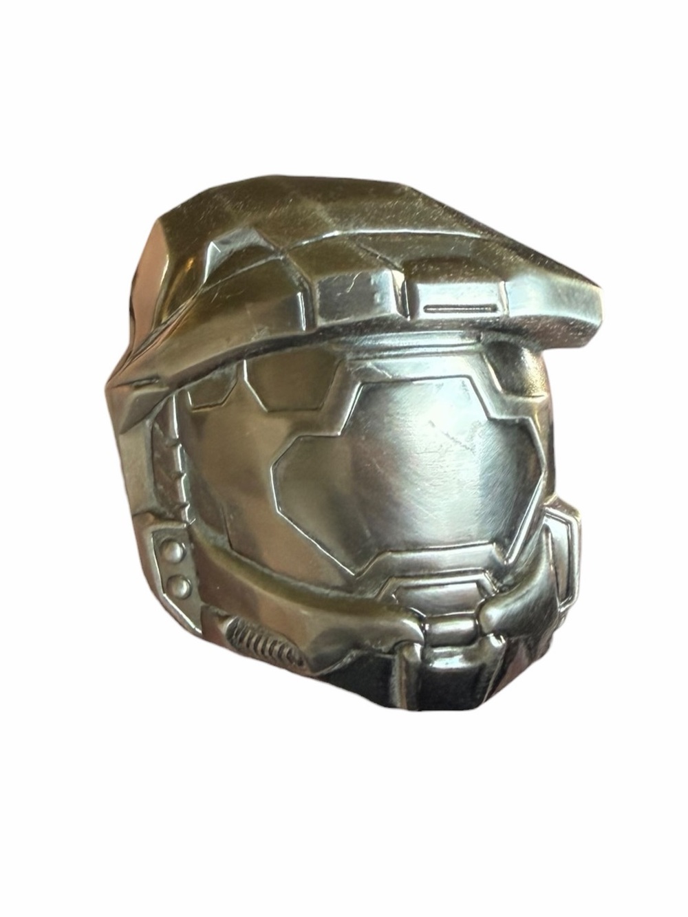 Halo Silver Collectible Master Chief Helmet Belt Buckle Gamer Streetwear